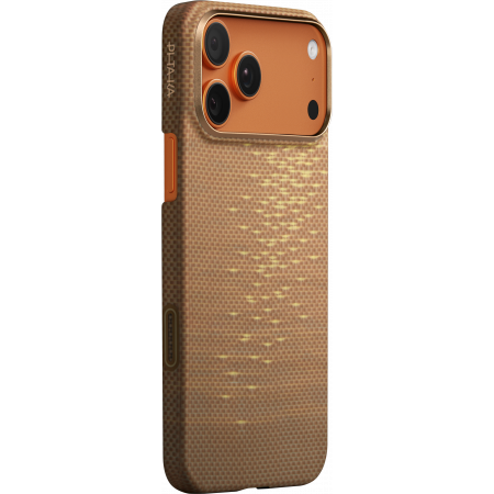 Чехол Pitaka Ultra-Slim Case для iPhone 17 Pro, Golden Glint