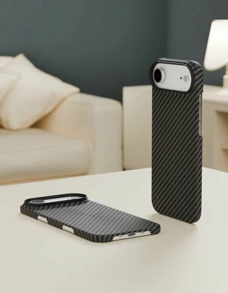 Чехол защитный "vlp" Kevlar Case с MagSafe для iPhone Air, черный