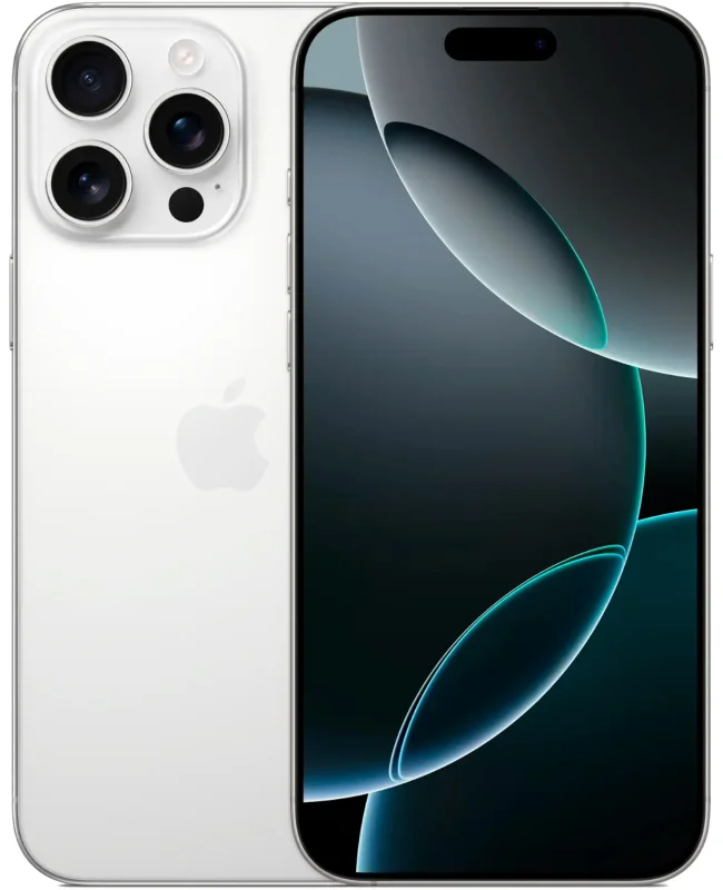 Apple iPhone 16 Pro 128 ГБ, «белый титан» (White Titanium) eSIM+eSIM