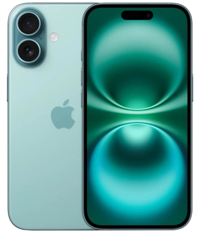 Apple iPhone 16 128 ГБ, бирюзовый Dual SIM